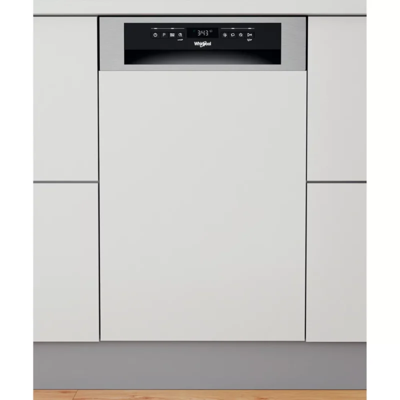Lave-vaisselle encastrable Whirlpool WSBO3O34PFX avec technologie 6ème Sens – design moderne, 10 couverts, ultra silencieux