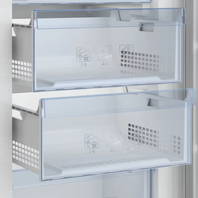 Congélateur armoire BEKO RFNE448E35W No Frost – Image 5