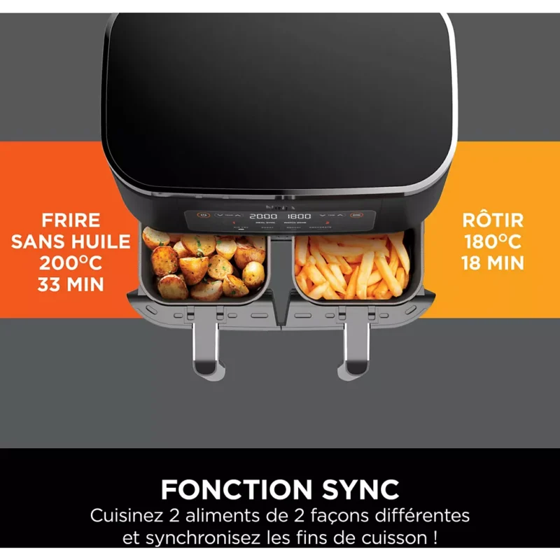 Friteuse sans huile NINJA Foodi DualZone 7,6L AF300EU – Image 8
