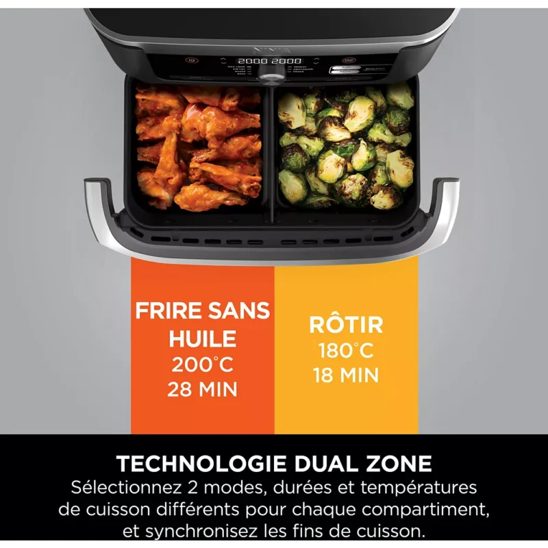 Friteuse sans huile NINJA Foodi Flex 10,4L AF500EU – Image 13