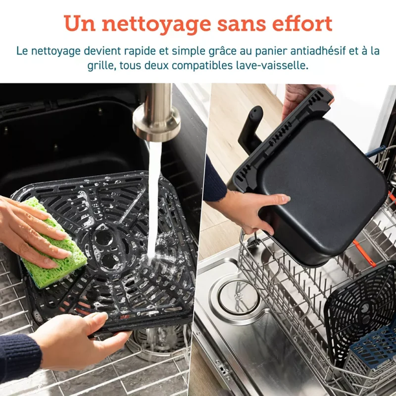 Friteuse sans huile COSORI Dual Blaze Noir + grille – Image 6