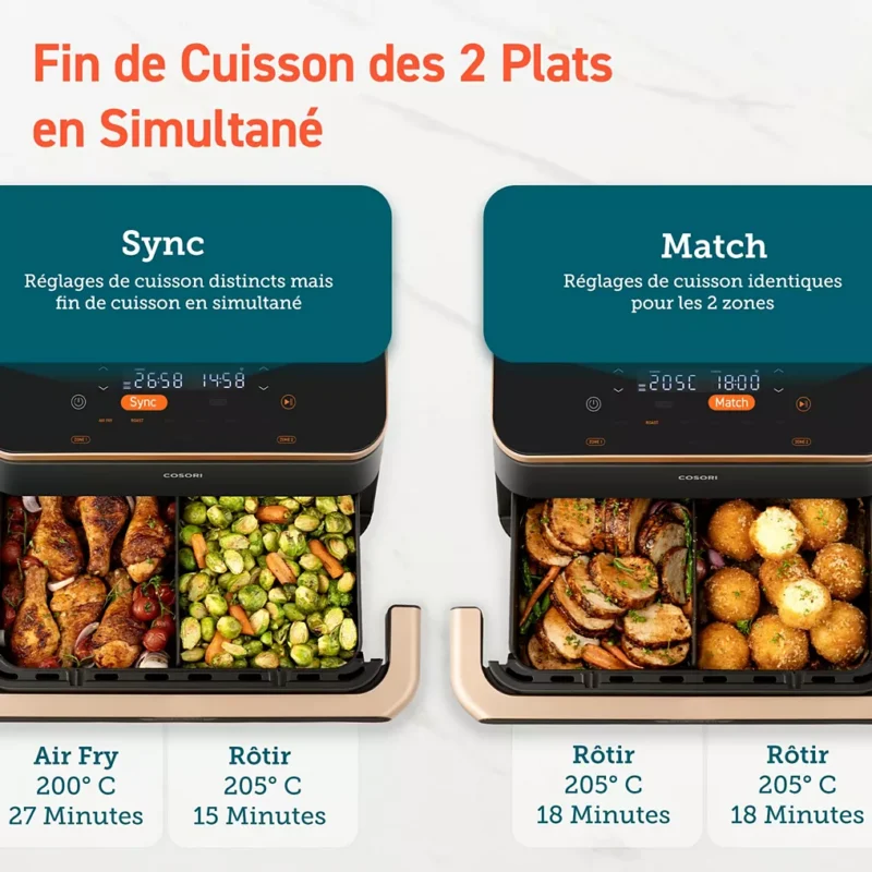 Friteuse sans huile MOULINEX Easy Fry and Grill Dual XXL 8,3L EZ905D20 – Image 5
