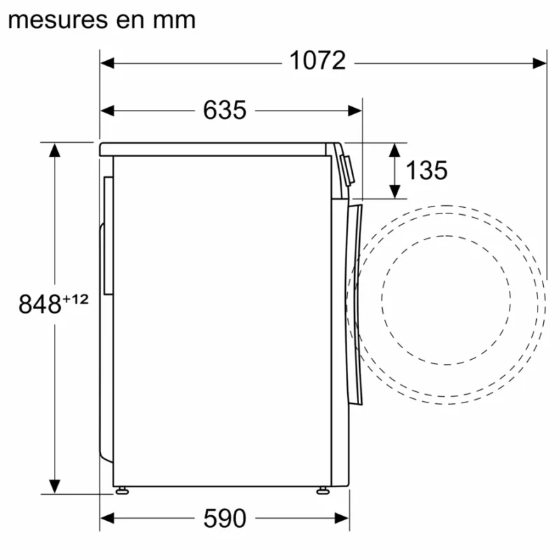 Lave linge séchant hublot BOSCH WNG25400FF – Image 3