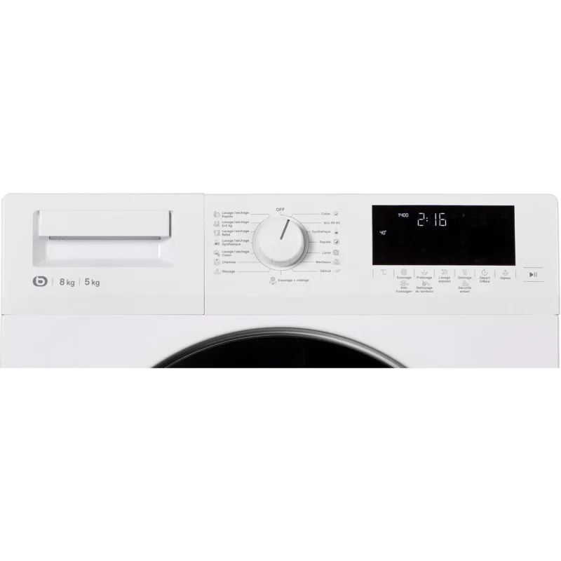 Lave linge séchant hublot ESSENTIELB ELS85-1b – Image 6