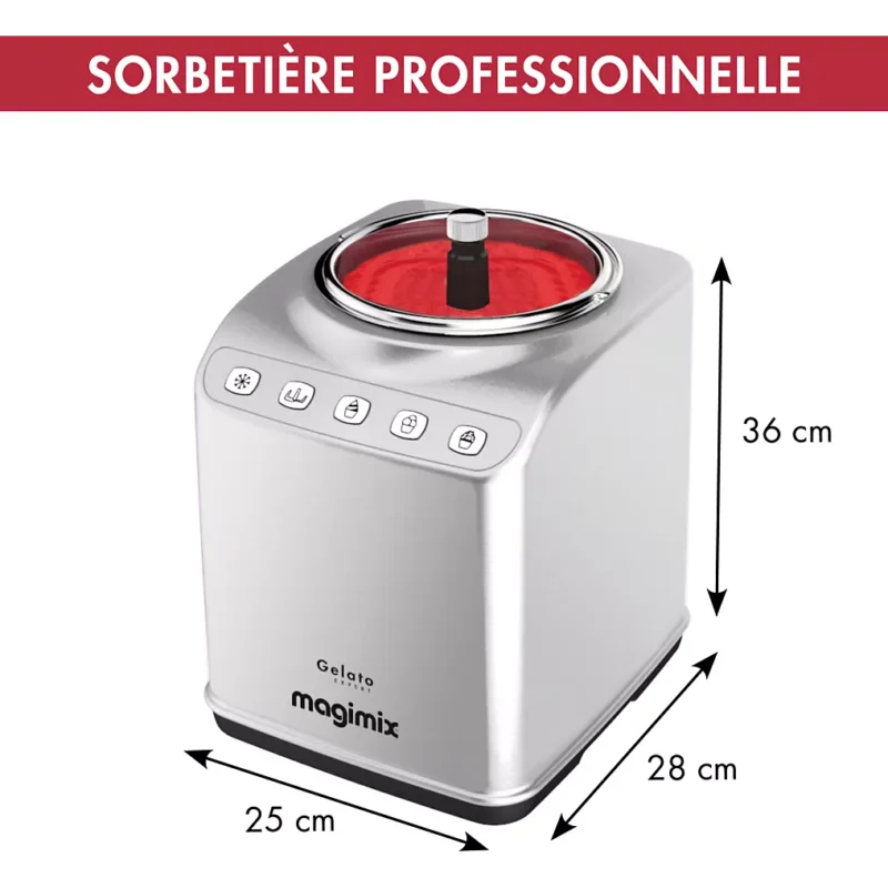 Turbine à glace MAGIMIX 11680 GELATO EXPERT – Image 10