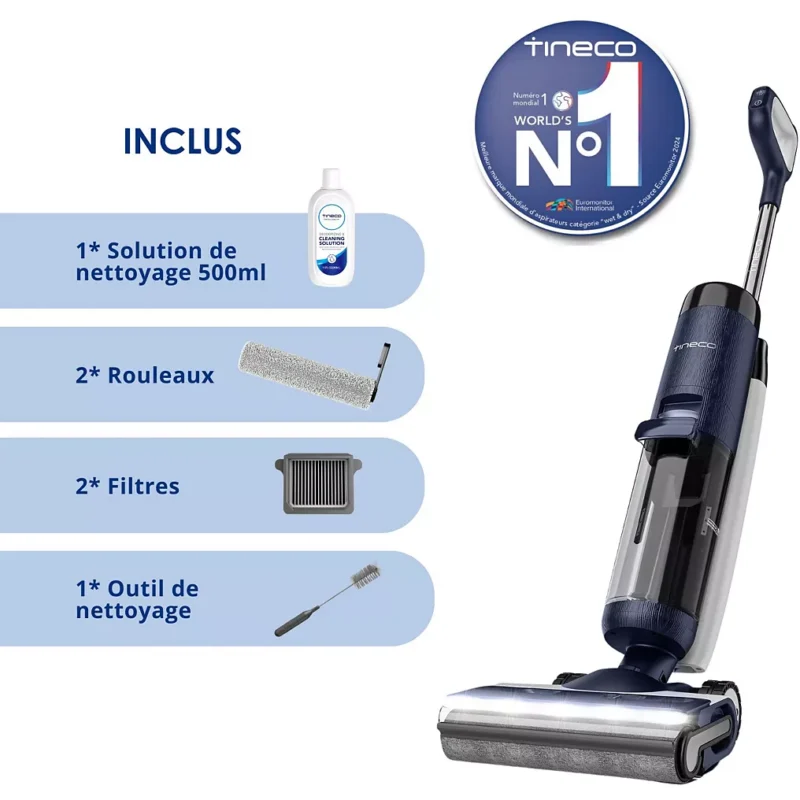 Aspirateur laveur TINECO Floor One S7 Flashdry Pet – Image 11