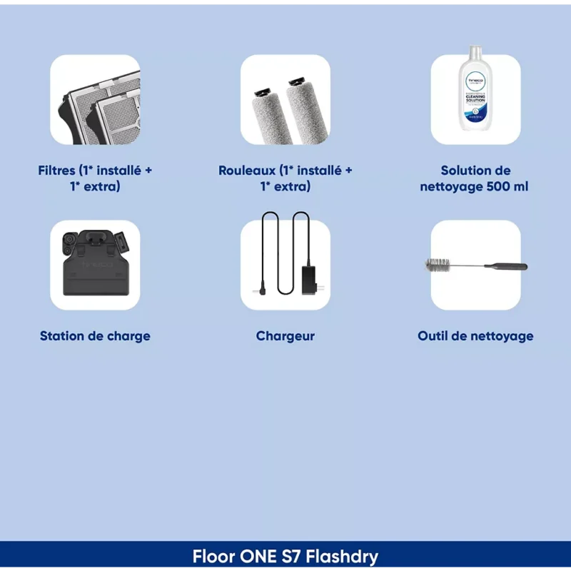 Aspirateur laveur TINECO Floor One S7 Flashdry Pet – Image 7