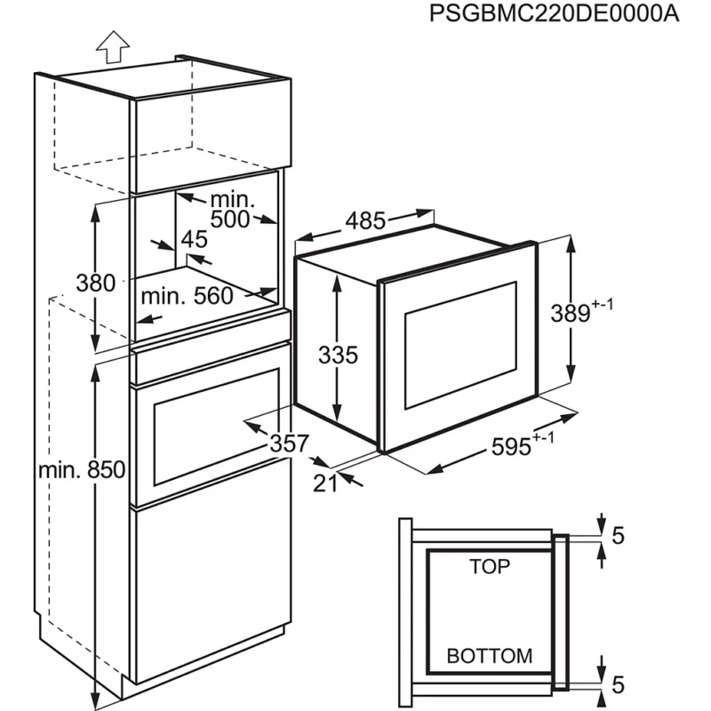 Micro ondes grill encastrable ELECTROLUX LMS4253TMX – Image 4