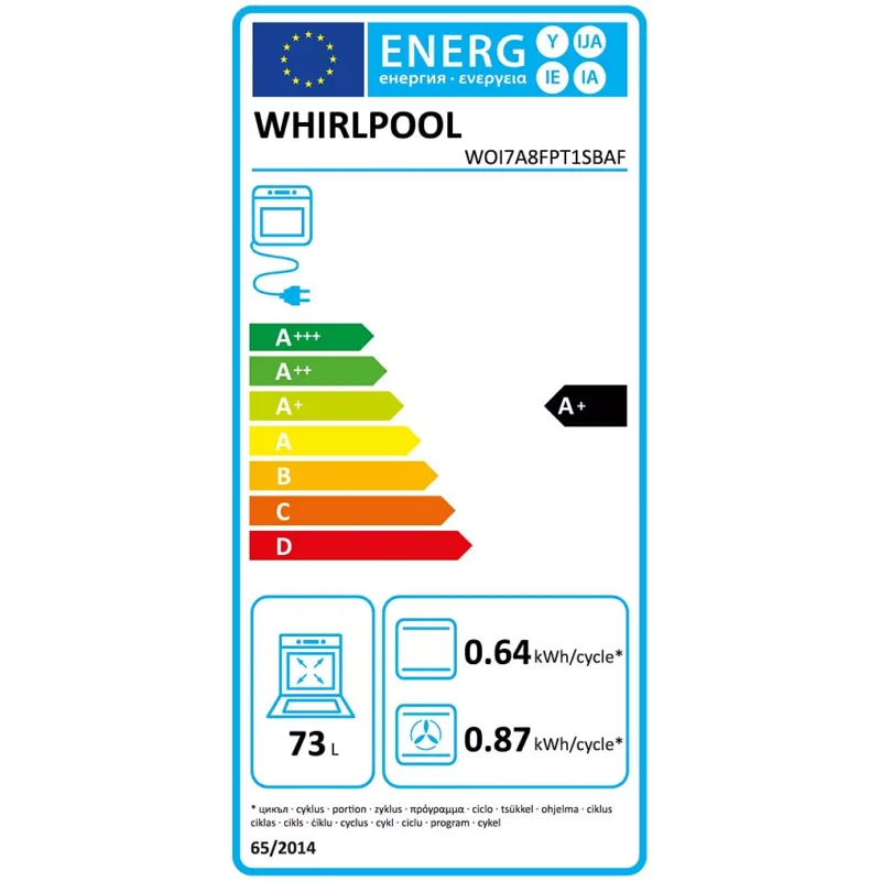 Four encastrable fonction vapeur WHIRLPOOL WOI7A8FPT1SBAF – Image 10
