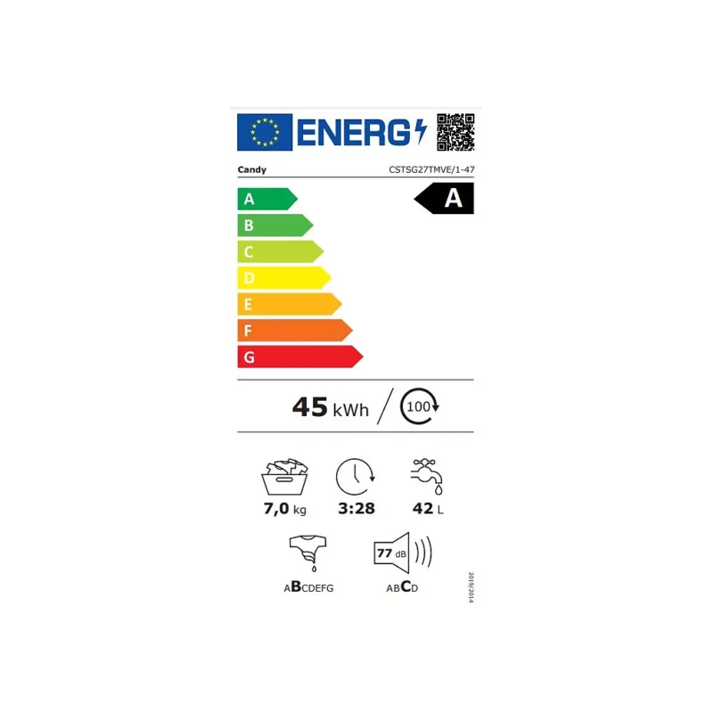 Lave linge top CANDY CSTSG 27TMVE/CLASSA – Image 7