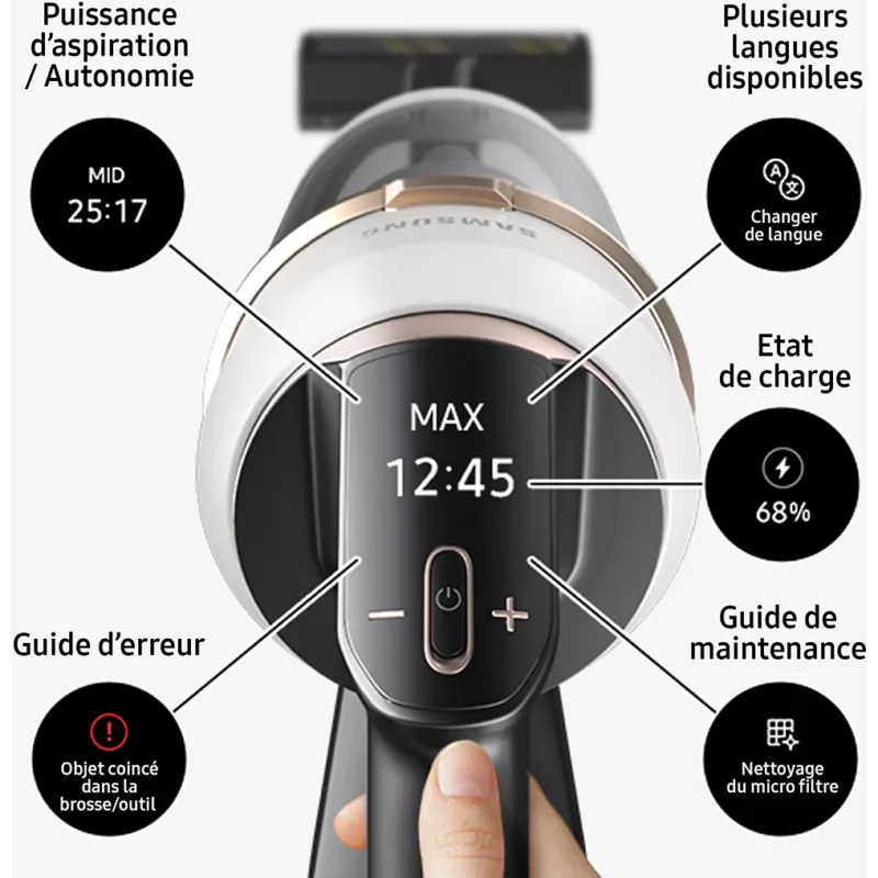Aspirateur balai SAMSUNG Jet 95 Complete VS20C95E4TB – Image 16
