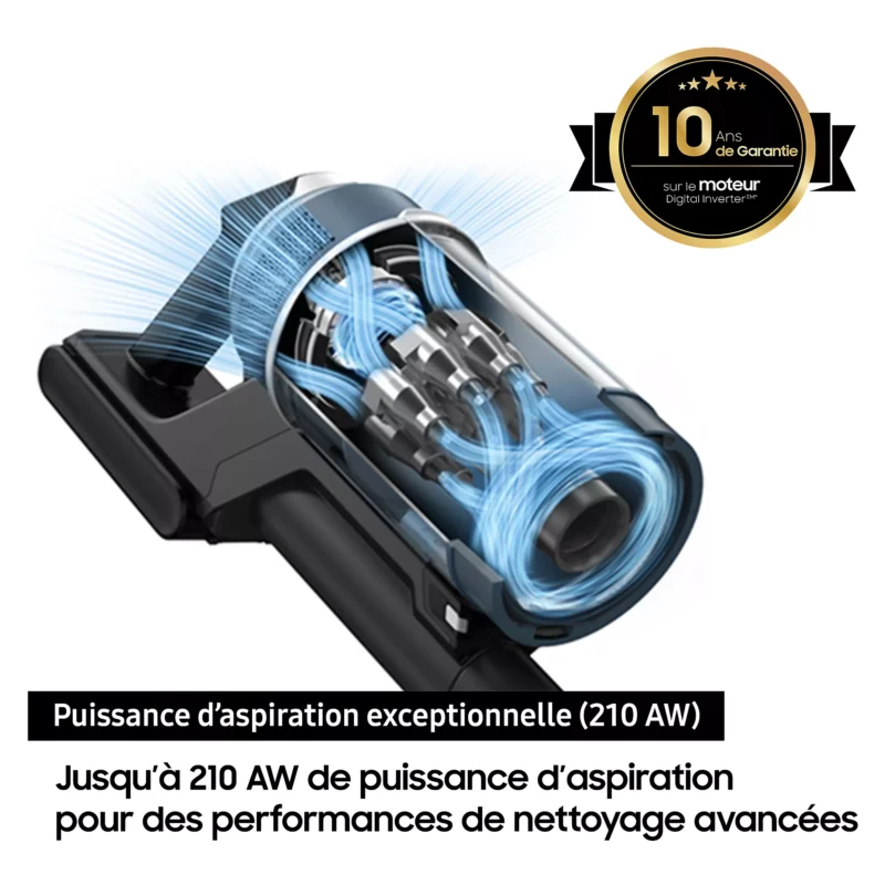 Aspirateur balai SAMSUNG Bespoke Jet Plus complete VS20B95C43W – Image 14