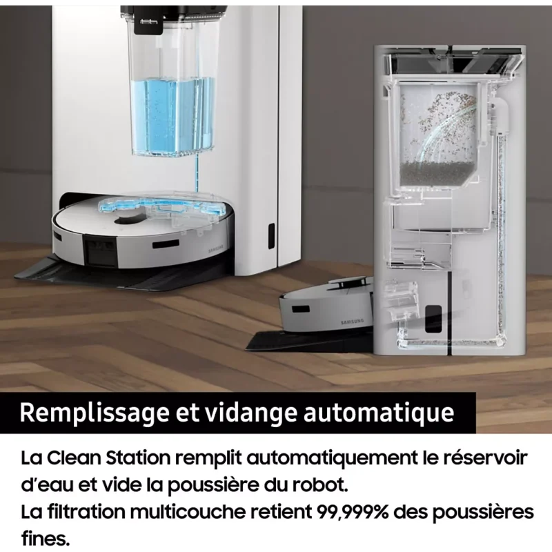 Aspirateur robot SAMSUNG Jet Bot Combo AI VR7MD97A14G – Image 10