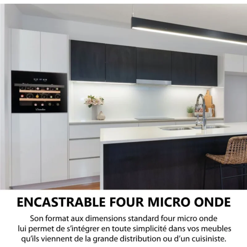 Cave à vin encastrable LA SOMMELIERE LSBI28B – Image 8
