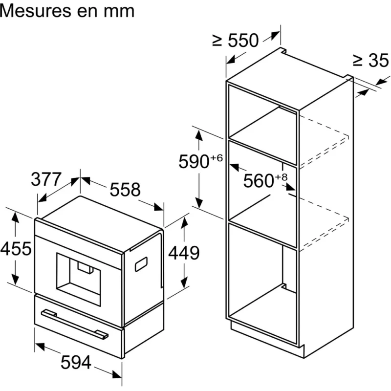 Expresso encastrable BOSCH CTL7181B0 Série 8 – Image 3