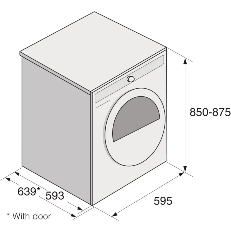 Sèche linge pompe à chaleur ASKO T409HS.W – Image 7