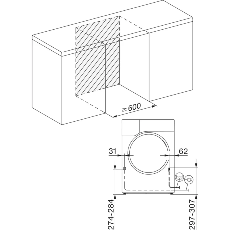 Sèche linge pompe à chaleur MIELE TWH 780 WP – Image 9