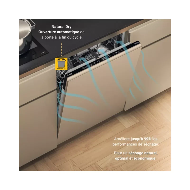 Lave vaisselle encastrable WHIRLPOOL W7IHT58T SupremeSilence MaxiSpace – Image 8
