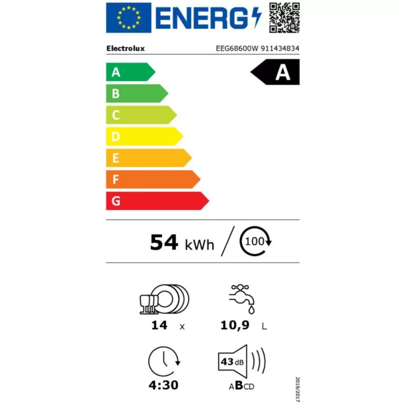 Lave vaisselle encastrable ELECTROLUX EEG68600W GlassCare – Image 21