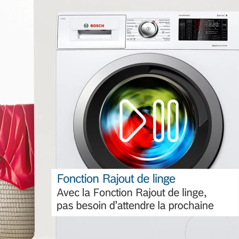 Lave linge hublot BOSCH WAN2828SFR Serenity Série 4 – Image 8