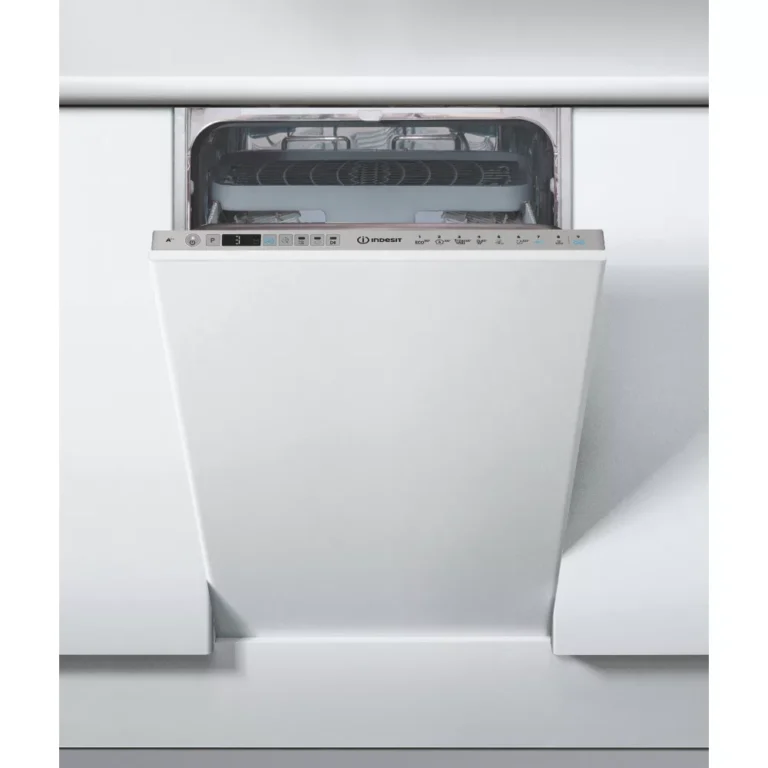 Les points clés Tout encastrable avec panneau de commande invisible L x H x P : 44.8 x 82 x 55.5 cm très silencieux 44 dB – Label énergie E Rangement couverts : Panier Le + : Un plateau à ustensiles et couverts supplémentaires fourni en accessoire.