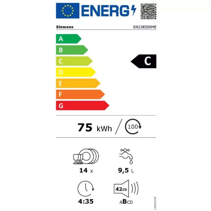 Lave vaisselle 60 cm SIEMENS SN23EI00ME VarioSpeed Plus – Image 3