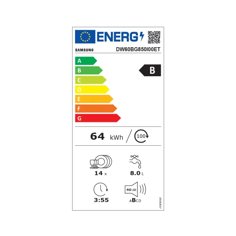 Lave vaisselle encastrable SAMSUNG DW60BG850I00 – Image 2