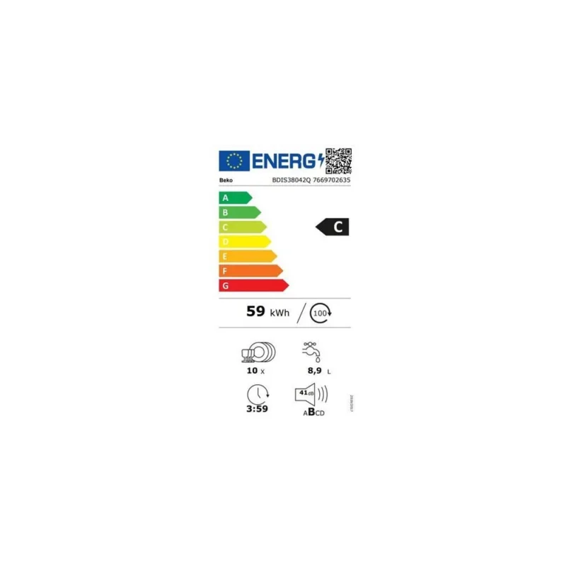 Lave vaisselle encastrable BEKO BDIS38042Q – Image 11