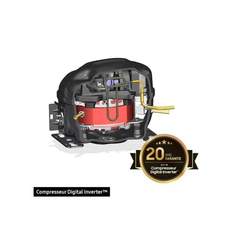 Réfrigérateur combiné SAMSUNG RB34C605CS9 – Image 4