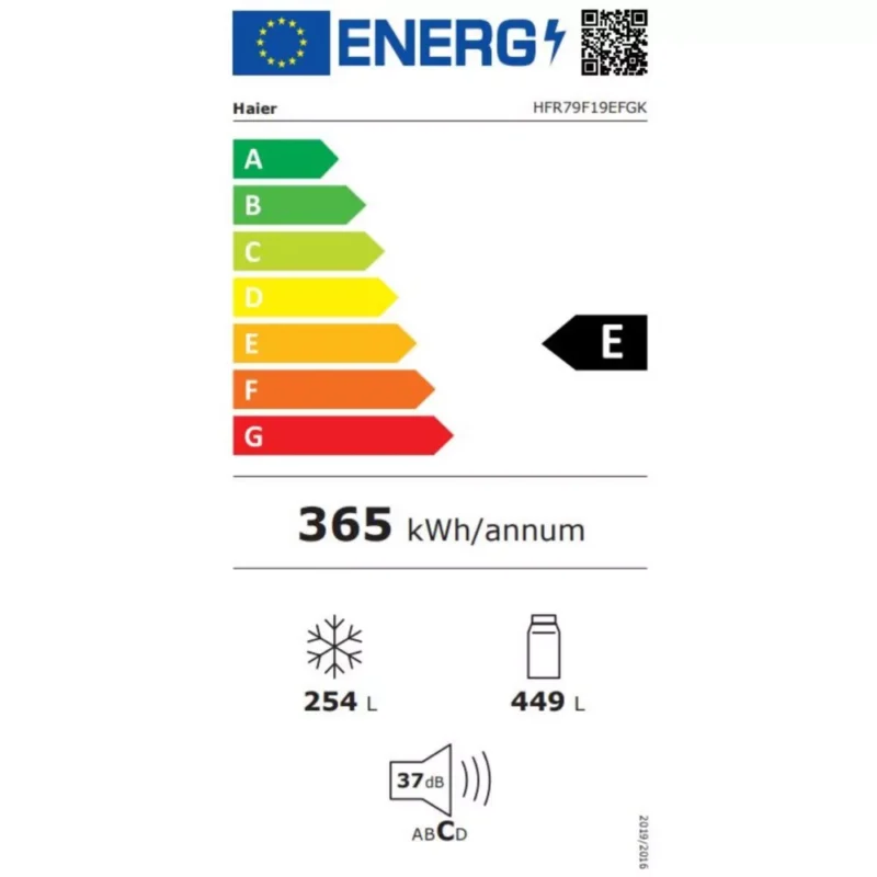 Réfrigérateur multi portes HAIER HFR79F19EFGK – Image 4