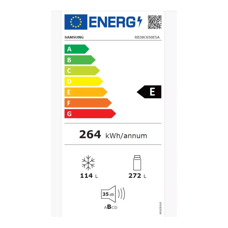 Réfrigérateur combiné SAMSUNG RB38C650ESA – Image 8