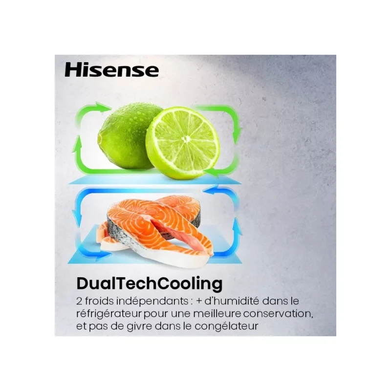 Réfrigérateur multi portes HISENSE RQ5P470SMIE – Image 7