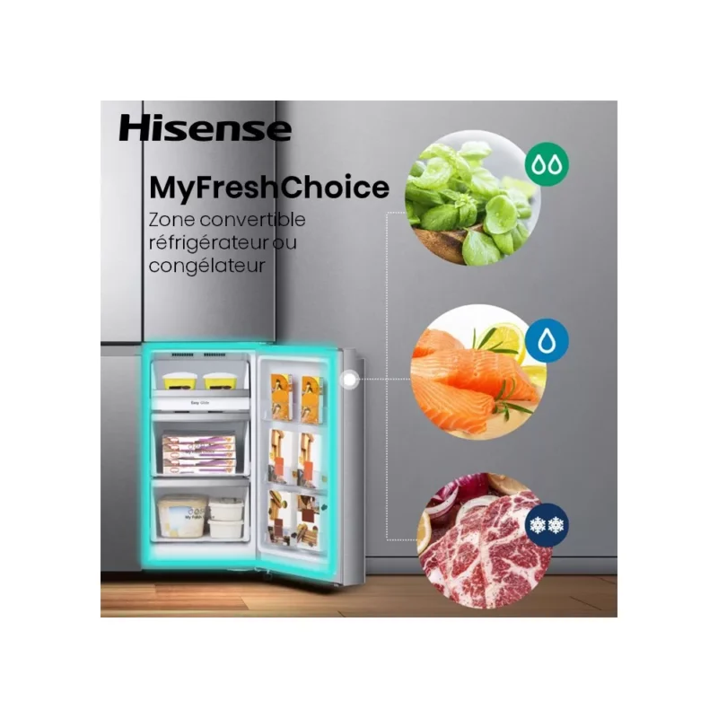 Réfrigérateur multi portes HISENSE RQ5P470SMIE – Image 8