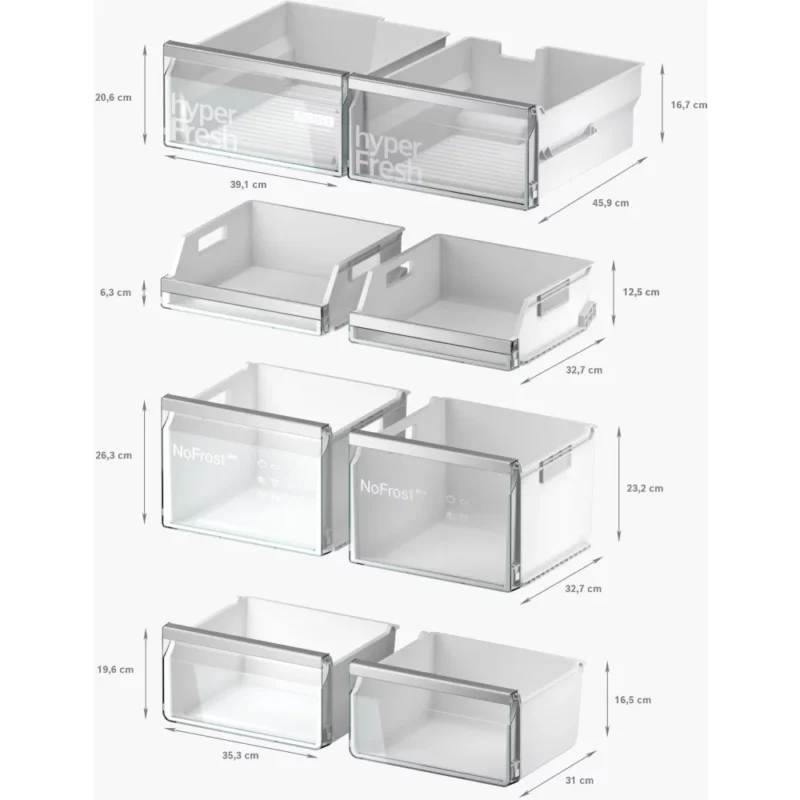 Réfrigérateur multi portes SIEMENS KF96DPXEA – Image 9
