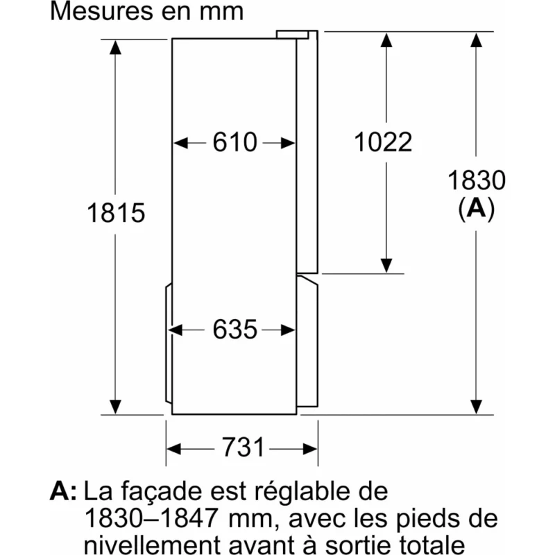 Réfrigérateur multi portes SIEMENS KF96DPXEA – Image 4