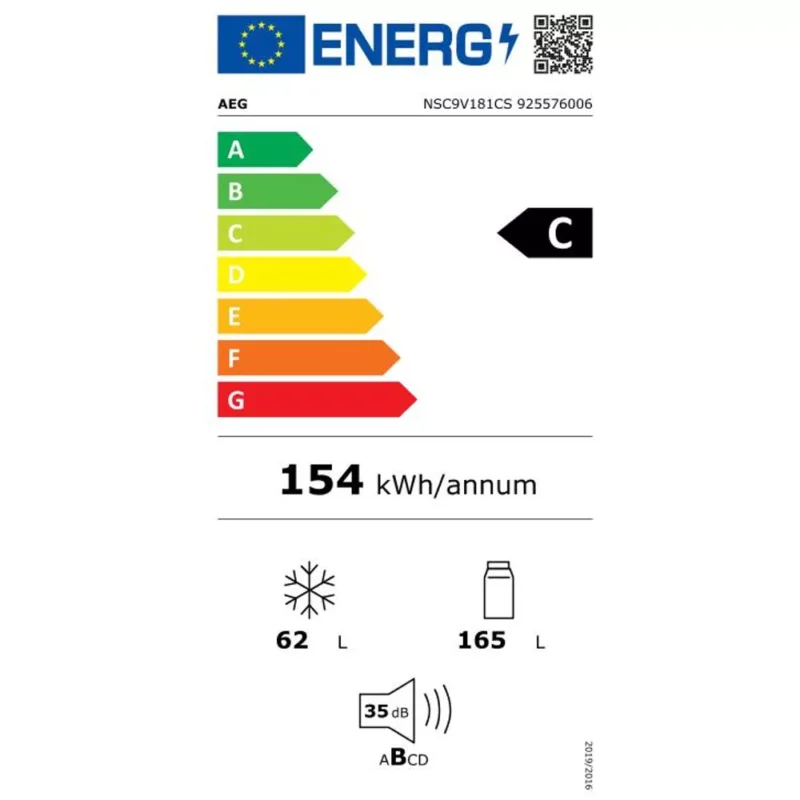 Réfrigérateur combiné encastrable AEG NSC9V181CS MultiChill – Image 7