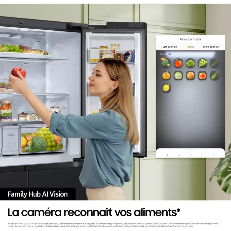 Réfrigérateur multi portes SAMSUNG RF65DG9H0ESR family hub – Image 8