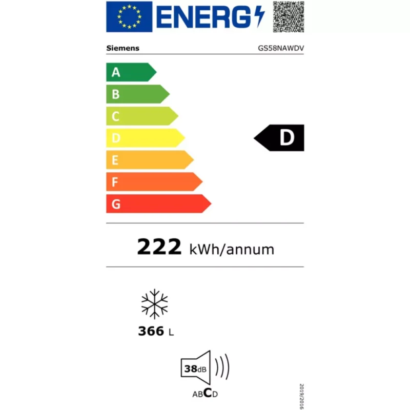 Congélateur armoire SIEMENS GS58NAWDV IQ500 varioZone – Image 10