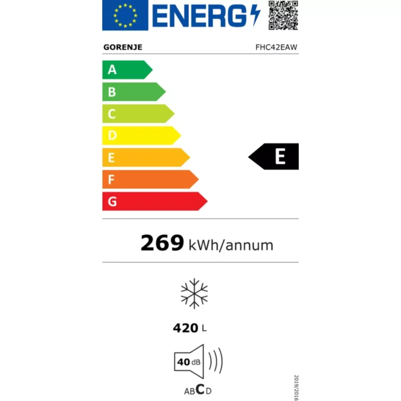 Congélateur coffre GORENJE FHC42EAW – Image 3