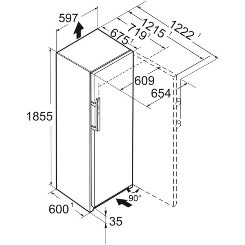Congélateur armoire LIEBHERR FNsdd529i-22 – Image 13