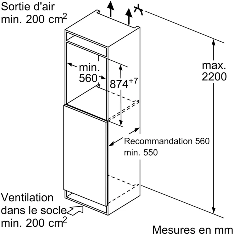 Congélateur encastrable SIEMENS GI21VADE0 – Image 7