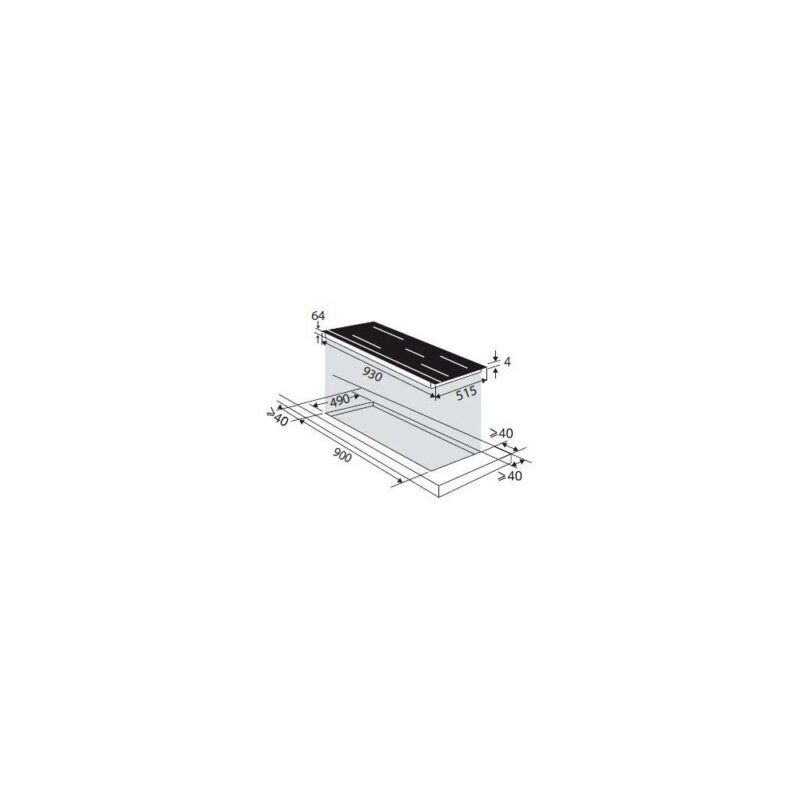 Table induction DE DIETRICH DPI7969XS – Image 4