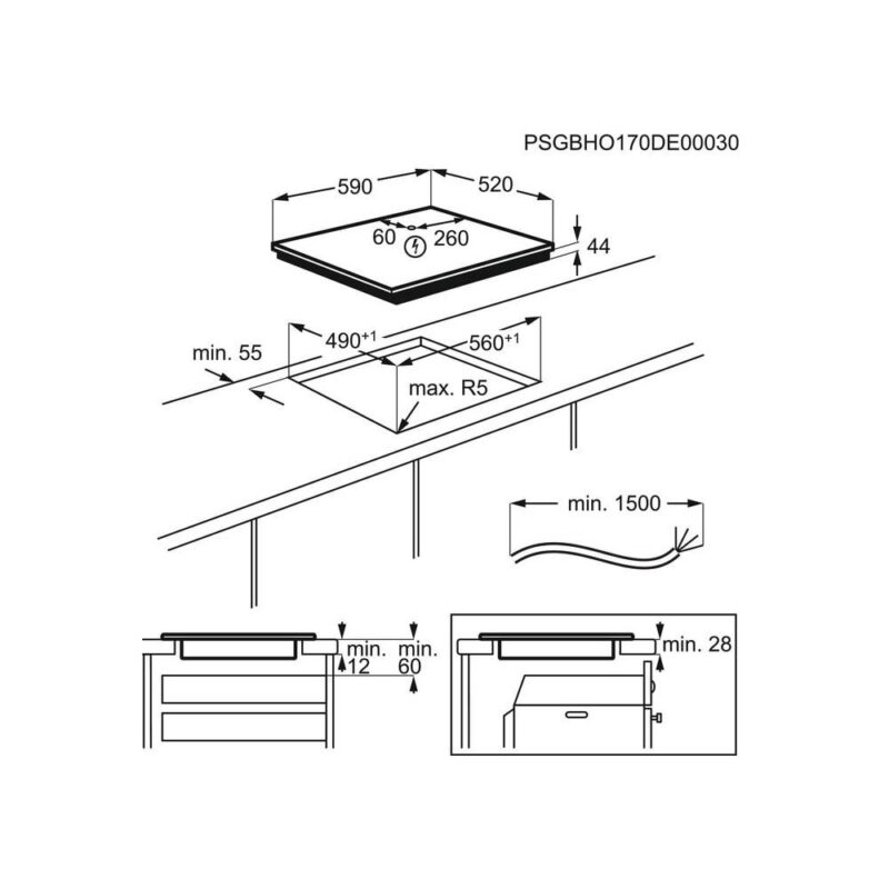 Table induction ELECTROLUX CIV65440BK – Image 12