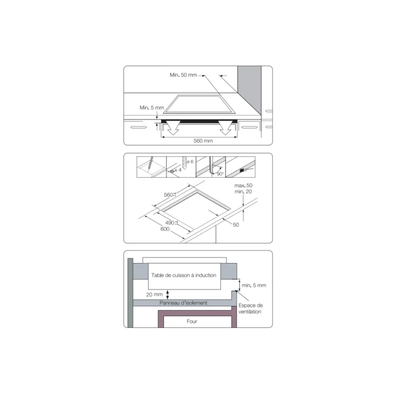 Table induction SAMSUNG NZ63T3706A1 – Image 4