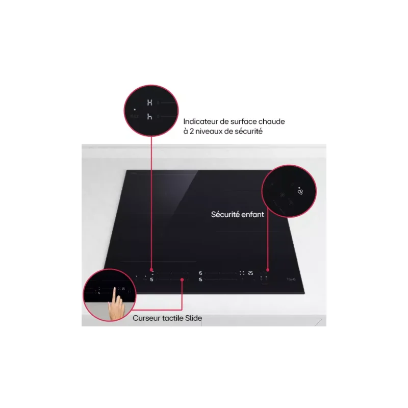 Table induction LG CBIZ2437B DualFlex – Image 7