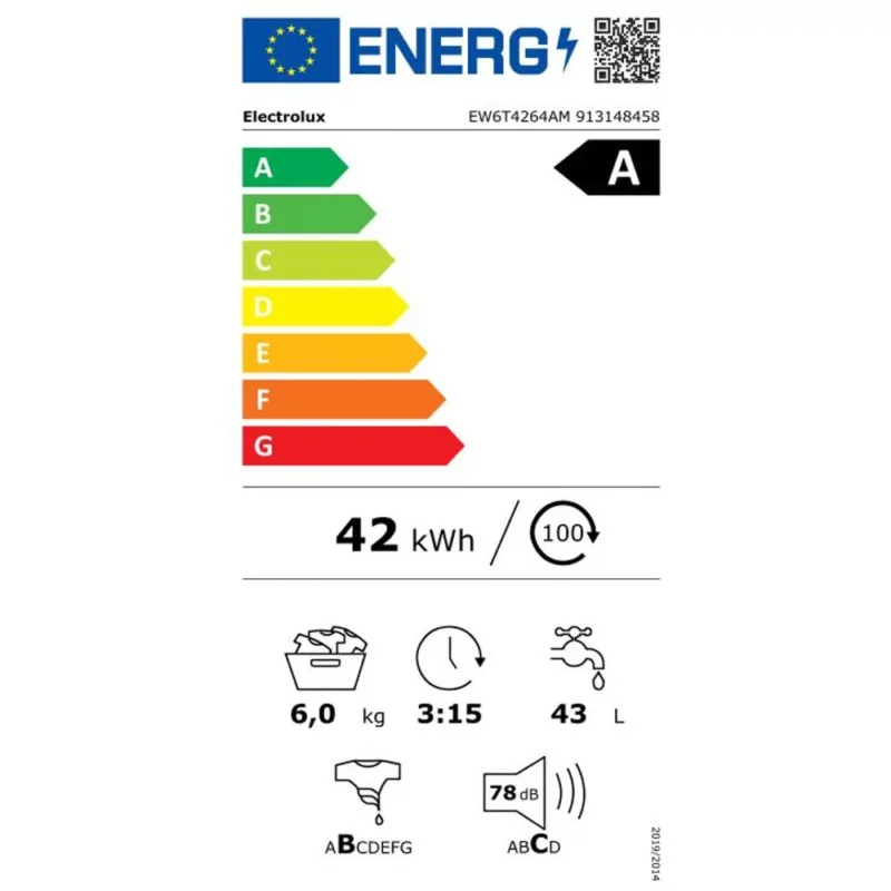 Lave linge top ELECTROLUX EW6T4264AM – Image 4