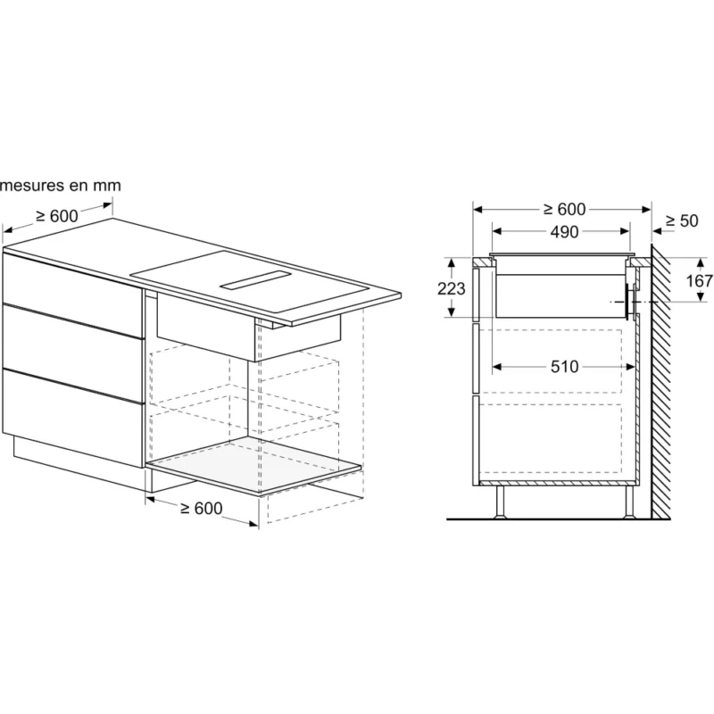 Table induction aspirante NEFF V58THQ4L0 série N70 – Image 8