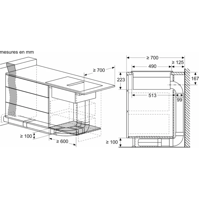 Table induction aspirante NEFF V58THQ4L0 série N70 – Image 12