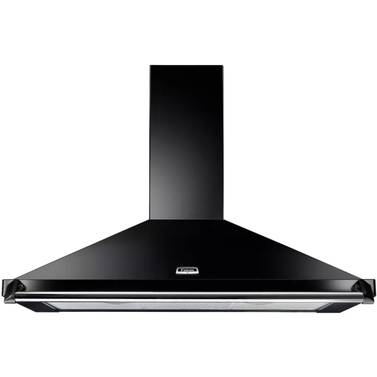 Hotte grande largeur FALCON 90 NOIR BAR+BADG CHROME