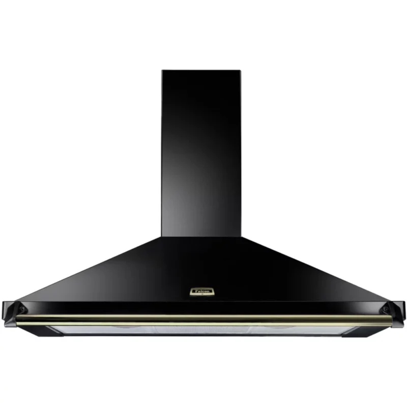 Hotte grande largeur FALCON 110 NOIR BAR/BADG LAITON – Image 3